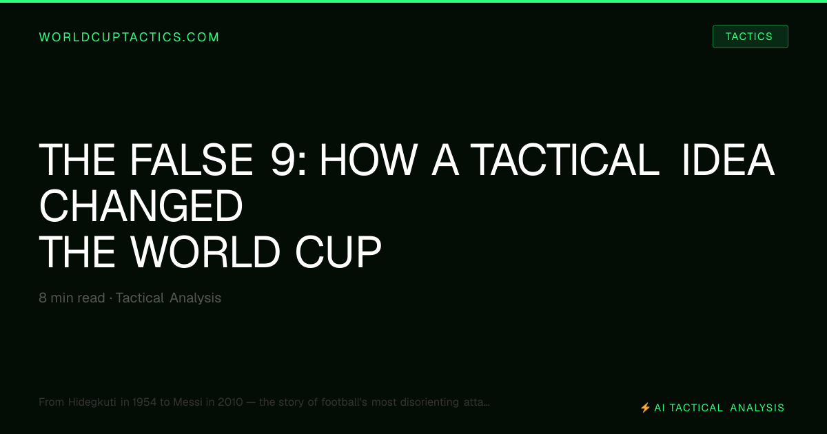 The False 9: How a Tactical Idea Changed the World Cup | WorldCupTactics